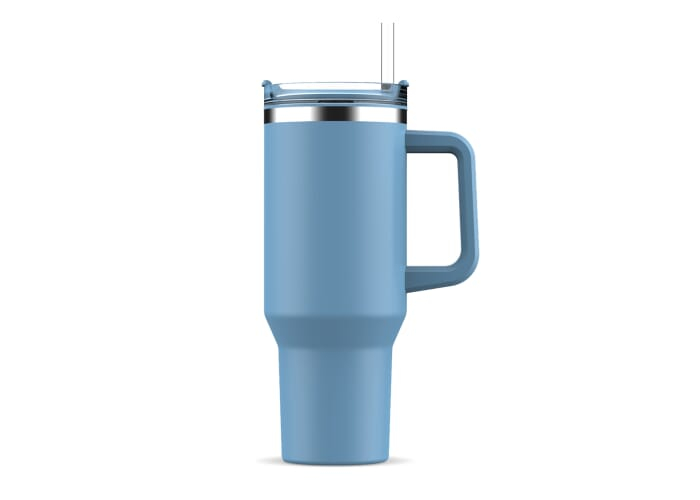 Mug personnalisable en matériaux recyclés 1,2L Ozzy Bleu clair